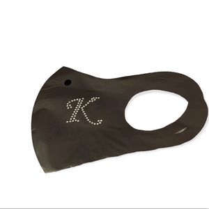 New Women Letter Diamonds Face
Mask with
Rhinestone Letter K New in Package
